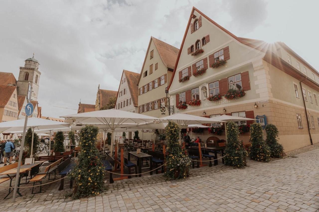 Altstadtmittehotel Sonne Dinkelsbühl Zewnętrze zdjęcie